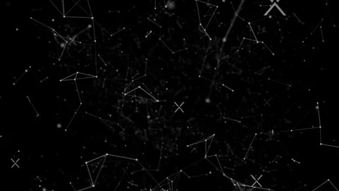 Black Plexus background Stock Footage 294547076