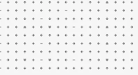 Black plus signs on white background Stock Illustration