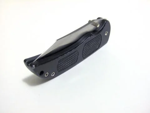 Black Pocketknife - Closed Stock Photos