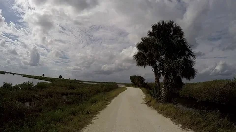 Black Point Wildlife Drive Time Lapse. Video stock 71634729
