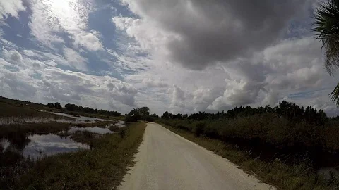 Black Point Wildlife Drive Time Lapse. Video stock 71634737