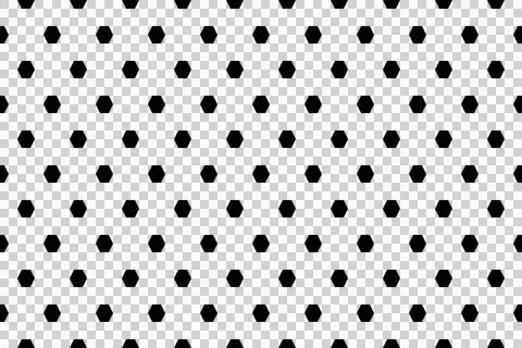 Black Polka dot(hexagons) seamless pattern on a white background. seamless .. Stock Photos