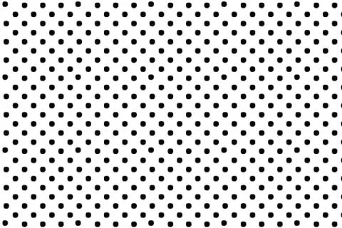 Black polka dots digital creative abstract texture pattern on white background. Stock Photos