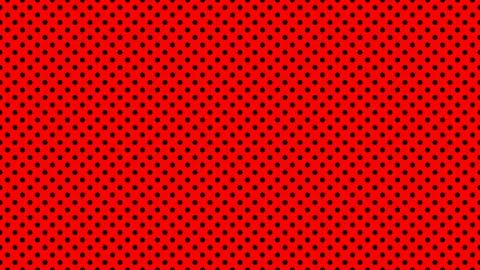 Black polka dots over red background Stock Illustration