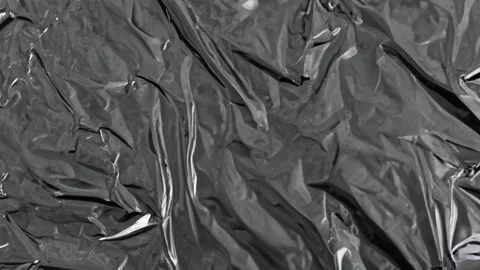 Black Polyethylene Looped Overlay/Background Stock Footage 252187959