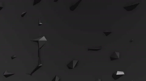 Black polygonal 3d background Stock Footage 65326548