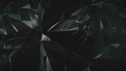 Black Polygonal Triangles Background Stock Footage 105032258