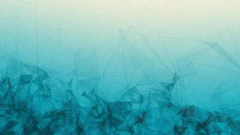 Black polygons on Blue Gradient Background Stock Footage 133217057