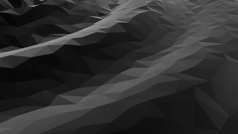 Black Polygons edge moving away like in waves Stock Footage 252016110