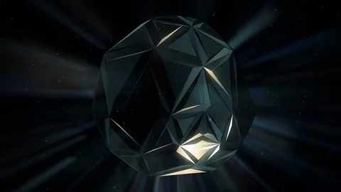 Black Polygons Motion Background Stock Footage 72349957