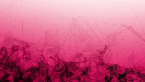 Black polygons on Red Gradient Background Stock Footage 133217028