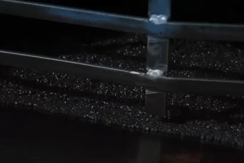 Black Polypropylene, Granules for Plastic Pipe Production Stock Photos