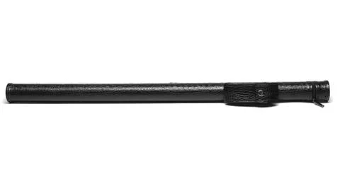Black Pool Cue Case isolated on white Stock Photos