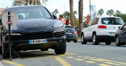 Black Porsche Cayenne Stock Footage 122220211