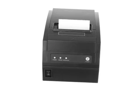 Black portable printer Stock Photos