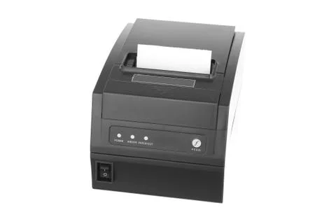Black portable printer Stock Photos