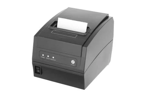 Black portable printer Stock Photos