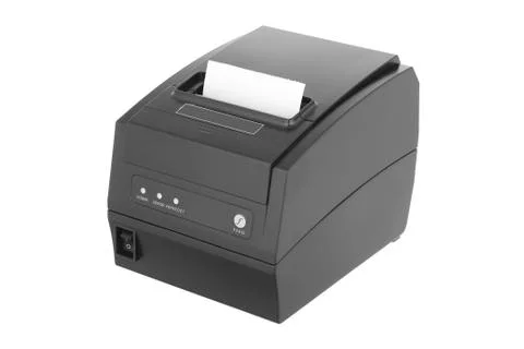 Black portable printer Stock Photos