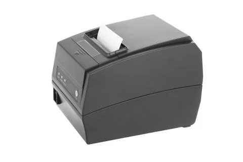 Black portable printer Stock Photos