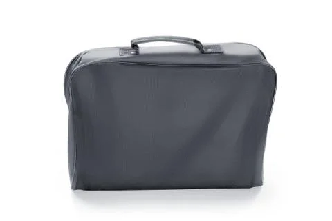 Black portfolio case Foto stock