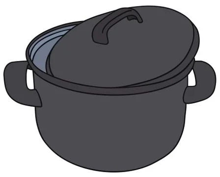 Black pot Stock Illustration