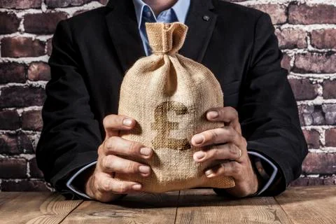 Black Pound Sack Stock Photos