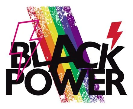 Black power Stock Illustration