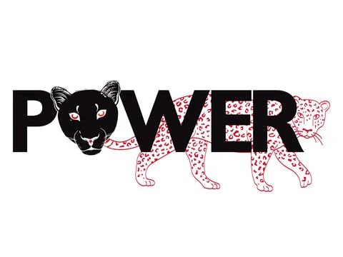Black power Stock Illustration