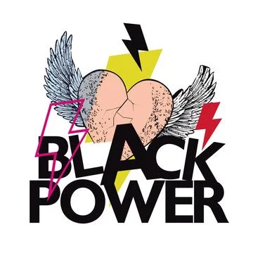 Black power Stock Illustration