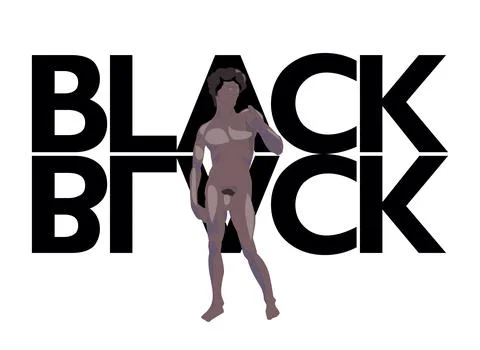 Black power Stock Illustration