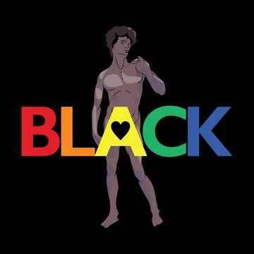 Black power Stock Illustration