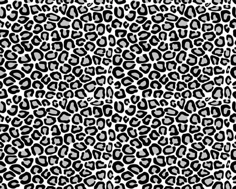 Black prints of leopard skin Stock Illustration