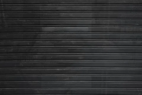 Black profiled sheeting. High quality photo Stock Photos