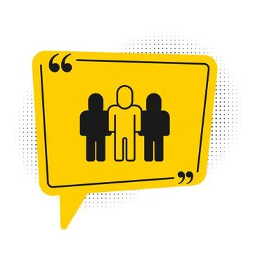 Black Project team base icon isolated on white background. Business analysis  イラスト素材