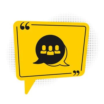 Black Project team base icon isolated on white background. Business analysi.. イラスト素材