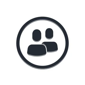 Black Project team base icon isolated on white background. Business analysi.. Stock Illustration