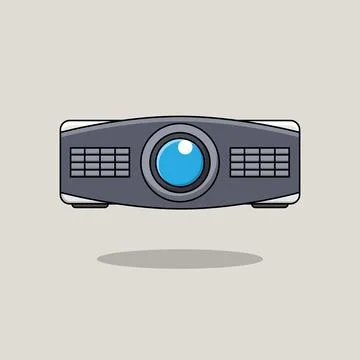 Black Proyektor Stock Illustration