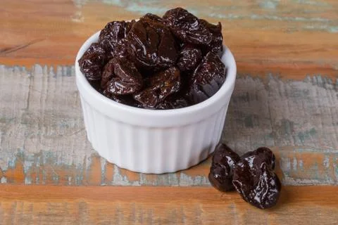Black Prunes Stock Photos