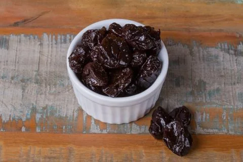 Black Prunes Stock Photos