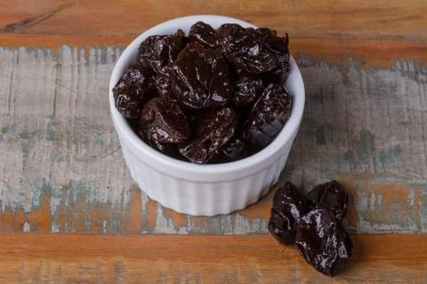 Black Prunes Stock Photos