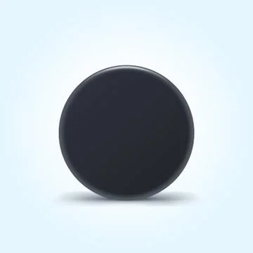 Black puck colored Stock Illustration
