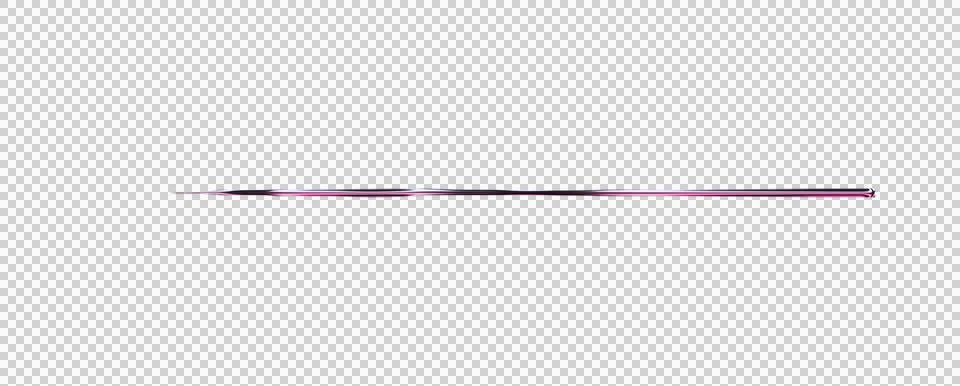 Black purple gradient horizontal line on white background transparent background Stock Illustration