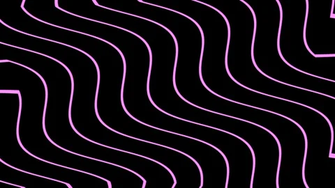 Black Purple Wavy Lines Background Stock Footage 340880090