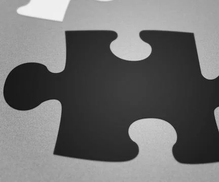 Black puzzle Stock Illustration