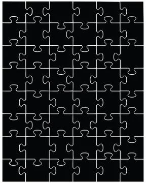 Black puzzle Stock Illustration