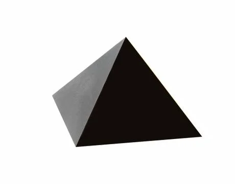 Black pyramid Stock Photos