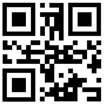 Black qr code says "hot price" 库存插图