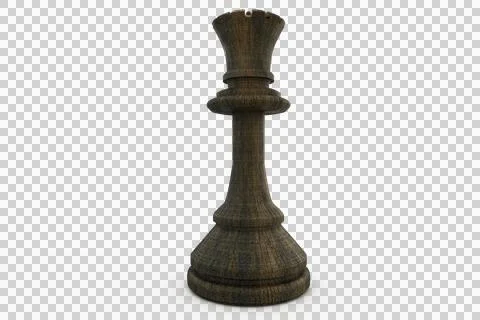 Black queen chess piece Stock Illustration