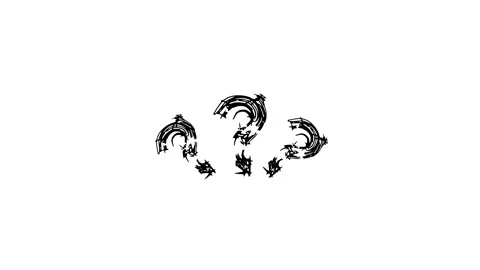 Black questions mark pop up video 4k animation Stock-Footage 330164306