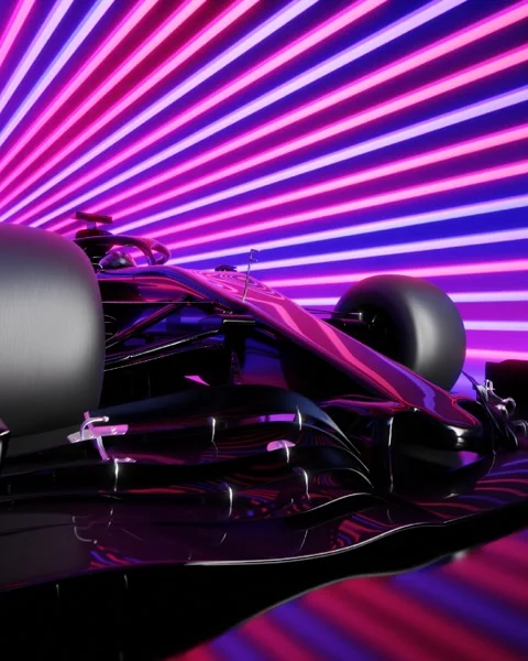 Black racing car Stock Footage 288518880